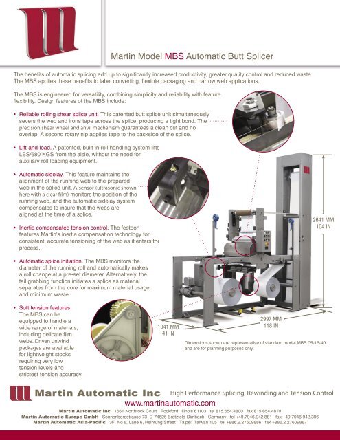 Product Brochure - English - Martin Automatic Inc