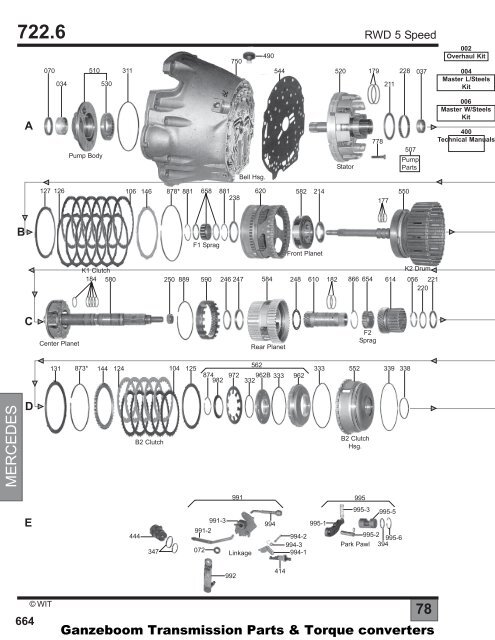 Automatic Transmission Parts Catalog 2007 - Ganzeboom
