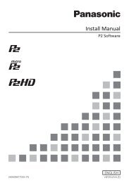 P2 Driver Install Manual - Panasonic PASS