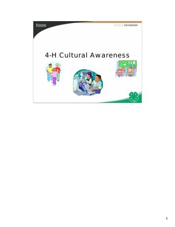 4-H Cultural Awareness - Indiana 4-H