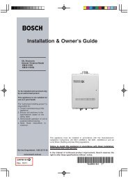 Download (PDF 1.8 MB) - Bosch Hot Water & Heating