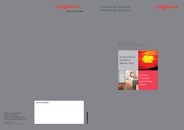 Le Guide des nouvelles solutions de chauffage - Viessmann