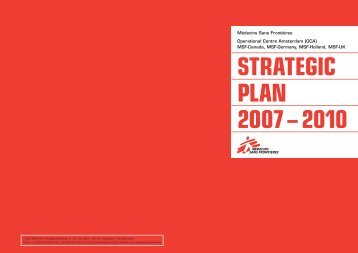 AzG-strategic plan-07.indd - MSF-Holland Association - MÃ©decins ...