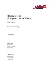 2008 - Review of the European List of Waste - WEEE Forum