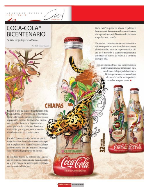 COCA-COLAÂ® BICENTENARIO - DiseÃ±o