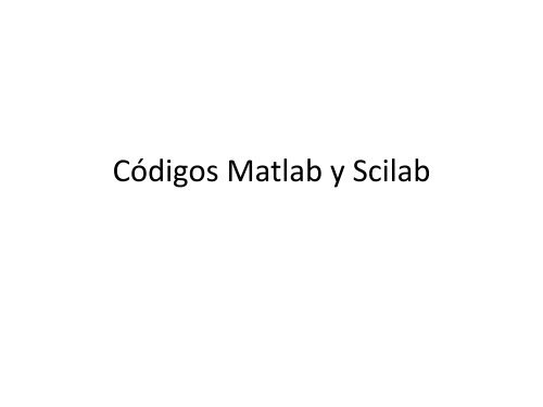 Ejemplos Matlab y Simulink