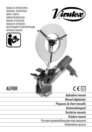 Aplacadora manual Manual edgebander Plaqueuse de ... - Virutex