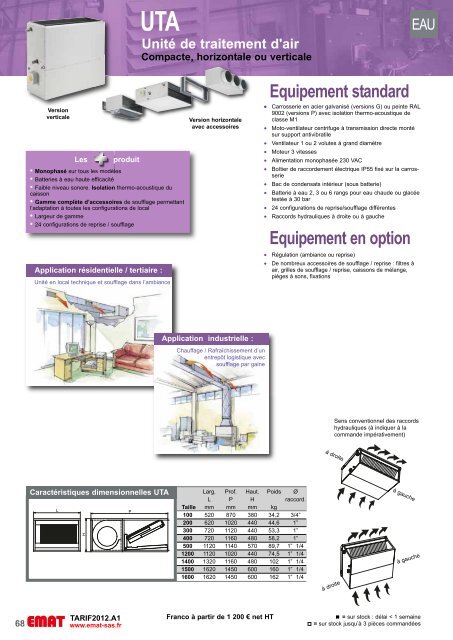 accessoires qualitÃ© d'air - EMAT