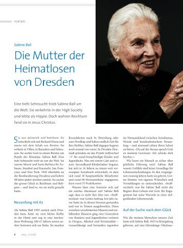 Die Mutter der Heimatlosen von Dresden - Stoffwechsel e.V.