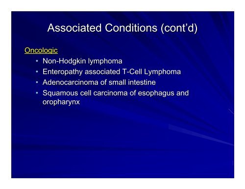 Celiac Disease - VCU Internal Medicine Electronic Residency ...