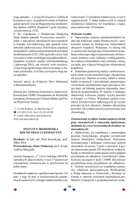 Sprawozdanie za 2012 rok - Portal Wiedzy PAN - Polska Akademia ...