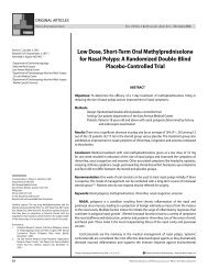 Low Dose, Short-Term Oral Methylprednisolone for ... - PSO-HNS