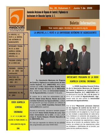 Boletin Informativo 26, volumen 1.pdf - Amocvies