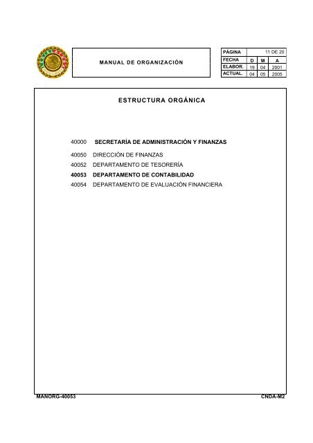 manual de organización departamento de contabilidad - LVIII ...