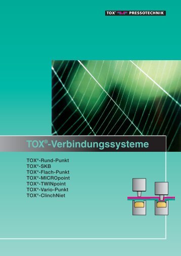 TOXÂ®-Verbindungssysteme - TOX PRESSOTECHNIK GmbH & Co.KG