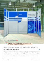 Minimaler Aufwand bei optimaler Wirkung OCTAquick System