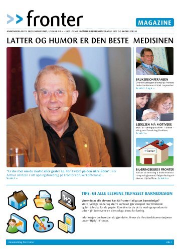 LATTEr OG huMOr Er dEN BESTE MEdISINEN