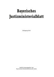 Amtsblätter des Bayerischen Staatsministeriums der Justiz ...