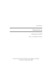 Optimisation - Centre Automatique et SystÃ¨me