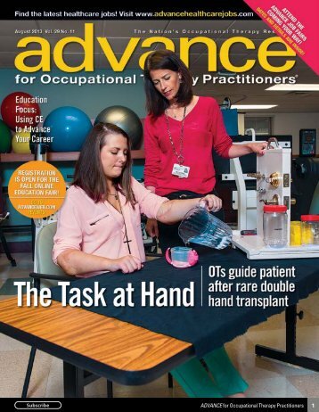 Pediatric OT - ADVANCE for Occupational Therapy Practitioners