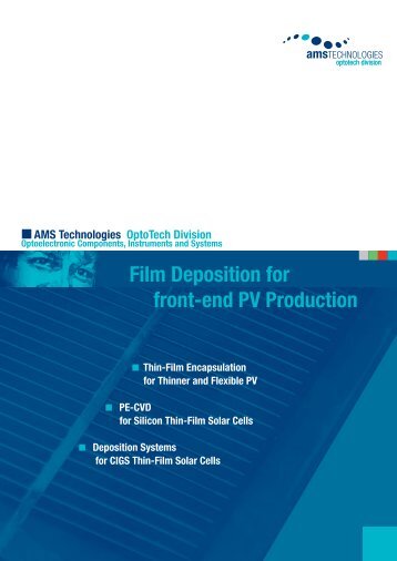 Film Deposition - AMS Technologies