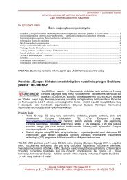 Nr. 7 (22), 2005-09-08 [453 Kb, PDF] - Lietuvos nacionalinÄ Martyno ...