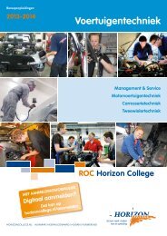 Voertuigentechniek - Horizon College