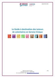 Guide Pour L Elaboration Du Bilan Nominatif Du Service Civique