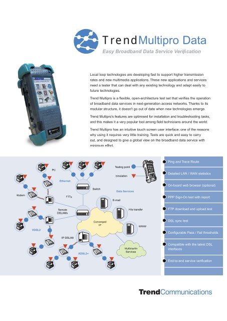 Trend Multipro Data Brochure - TR instruments