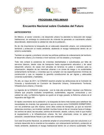 Encuentro Nacional sobre Ciudades del Futuro - Gobierno de ...