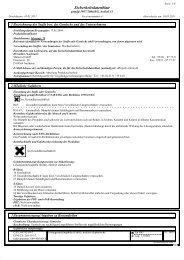 Sicherheitsdatenblatt - Matecra GmbH