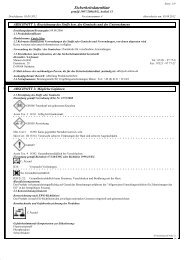 Sicherheitsdatenblatt - Matecra GmbH