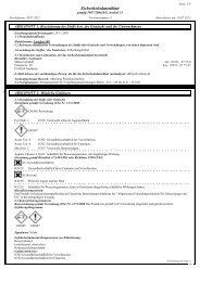 Sicherheitsdatenblatt - Matecra GmbH