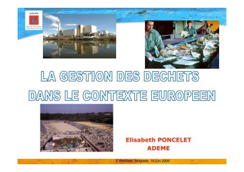 Elisabeth PONCELET ADEME - CitÃ©s Unies France