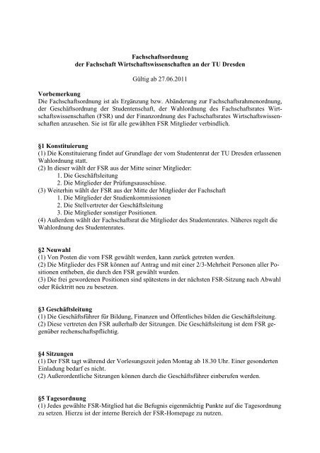 fsr satzung 2011 offiziell.pdf - phpweb.tu-dresden.de