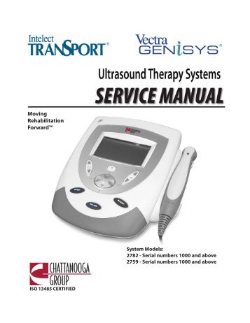 Ultrasound Therapy Systems Service Manual - DJO Global