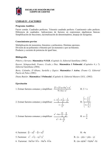 Descargar Desarrollo Unidad IV en formato .PDF - Escuela de ...