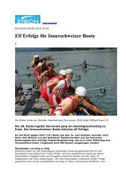 zisch.ch 06.06.2010 Elf Erfolge fÃ¼r Innerschweiz - Seeclub Stansstad