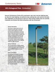 print version. - Ameron International Pole Products Division