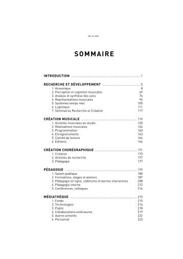 BILAN 2000 - WWW Ircam
