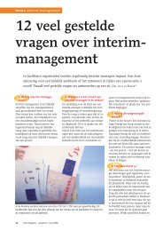 De 12 meest gestelde vragen over interim management - Hospitality ...