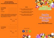 Lomba Merangkai Bunga Tingkat SMK/Umum