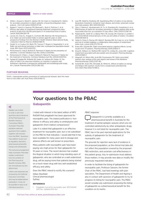 download the full PDF issue - Australian Prescriber