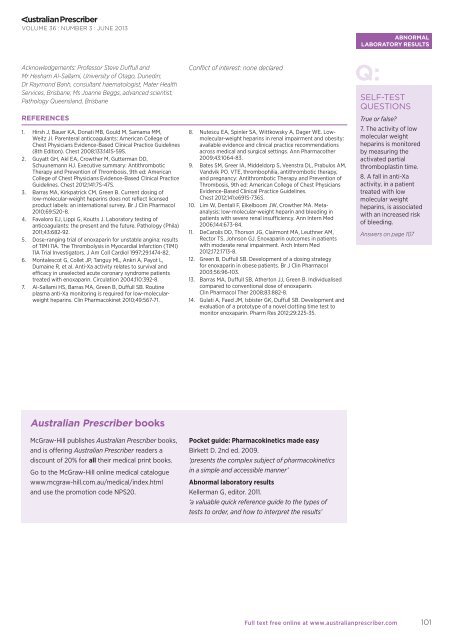 download the full PDF issue - Australian Prescriber