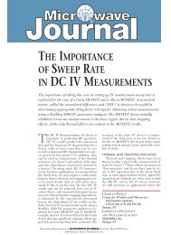 the importance of sweep rate in dc iv measurements - Modelithics, Inc.