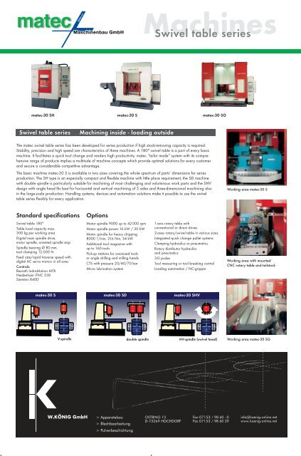 Welcome to the world of matec machines! matec Open House June ...