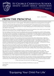 Issue 6 2011.pdf - St George Christian School