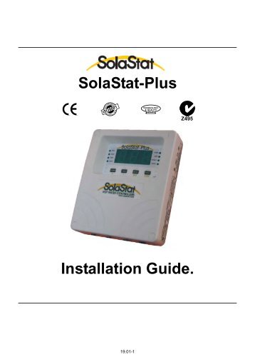 SolaStat-Plus Installation Guide - alpha heating & solar