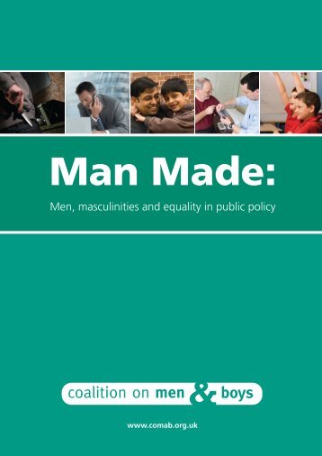 Man Made: Men, masculinities and equality in public policy - XY online