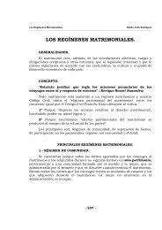 DERECHO FAMILIA V - Los regimenes matrimoniales - Lex Web